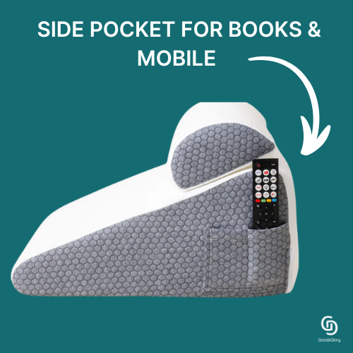GoodsGlory 3pcs Adjustable Wedge Pillow