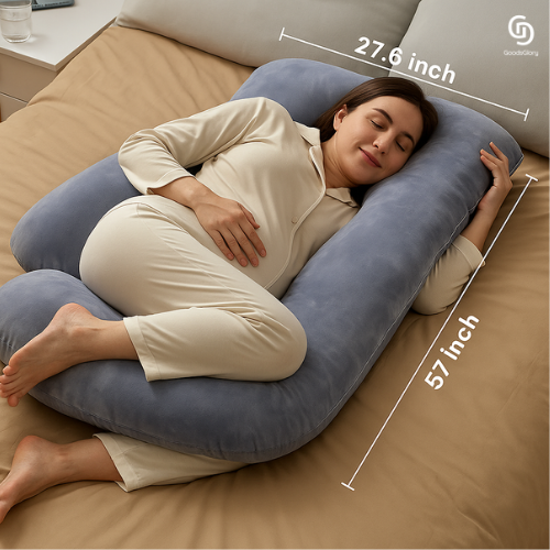 Huggable - U Shaped Maternity Body Pillow