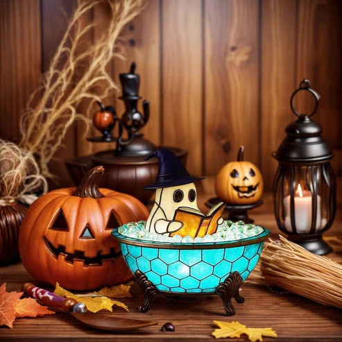 Halloween Ghost Bubble Light Bowl