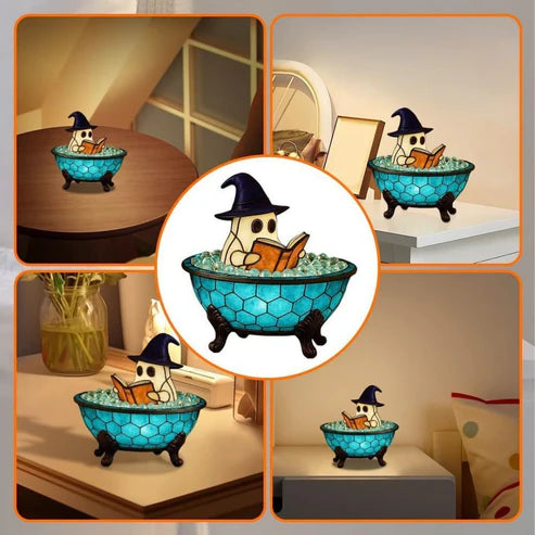 Halloween Ghost Bubble Light Bowl