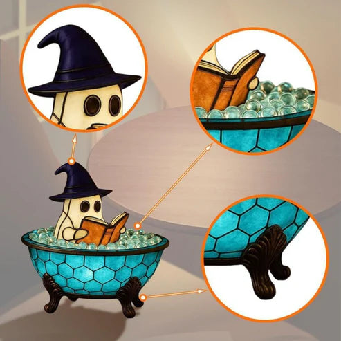 Halloween Ghost Bubble Light Bowl