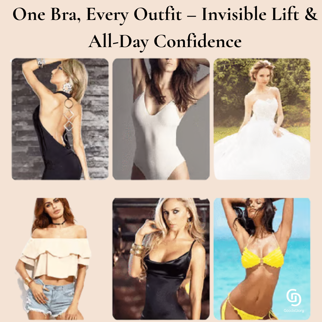 Invisible Diva Strapless Backless Push up Bra ( PACK OF2 )