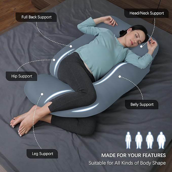 Huggable - U Shaped Maternity Body Pillow