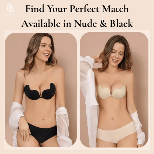 Invisible Diva Strapless Backless Push up Bra ( PACK OF2 )