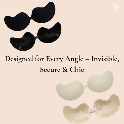 Invisible Diva Strapless Backless Push up Bra ( PACK OF2 )