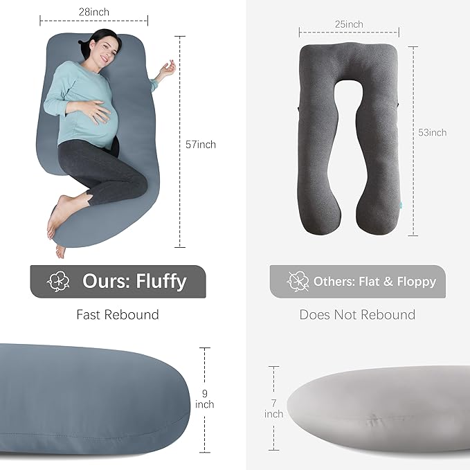 Huggable - U Shaped Maternity Body Pillow
