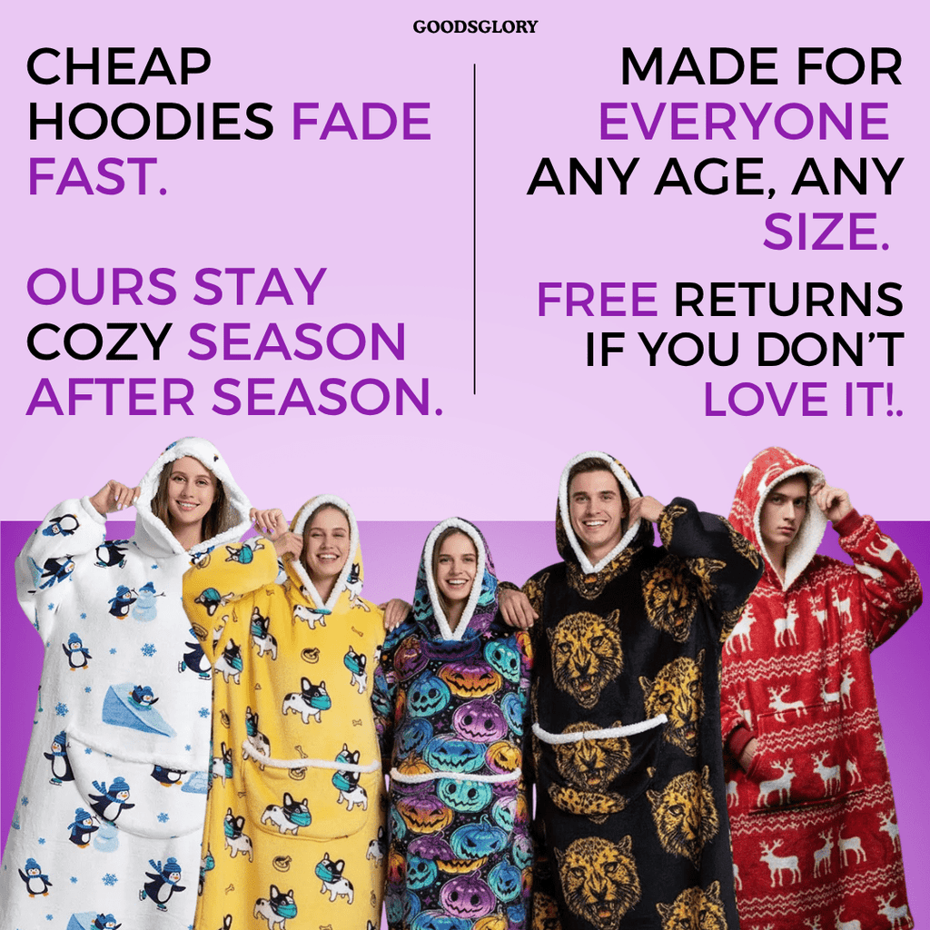 CozyGlory™ Oversized Blanket Hoodie-⚡LAST DAY-50% OFF